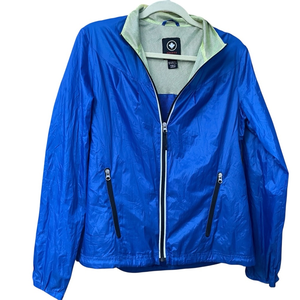 Packable Blue Women's Wind Jacket - image 1